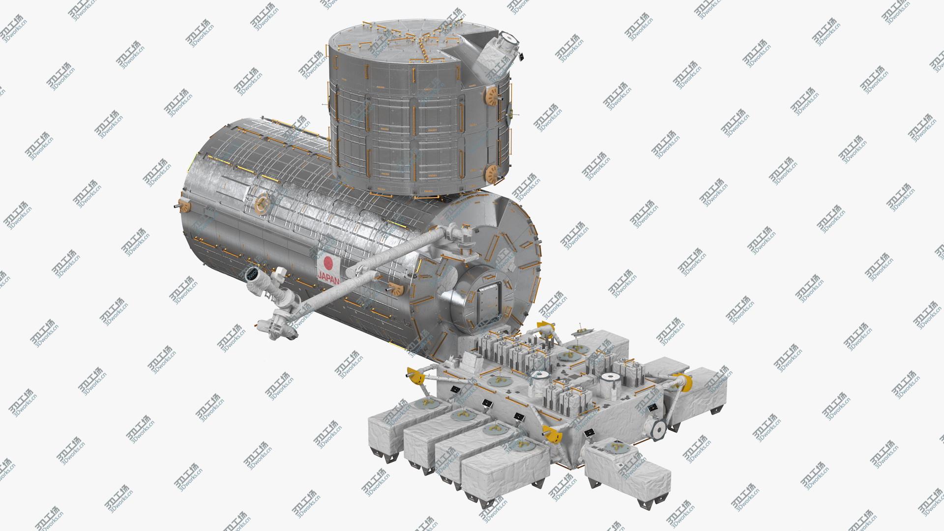 images/goods_img/20210313/3D model ISS JEM Science Module Kibo Rigged/5.jpg